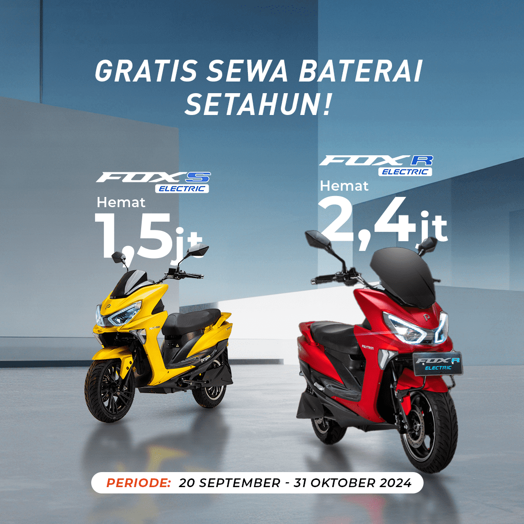 Polytron Gratis Sewa Baterai Setahun