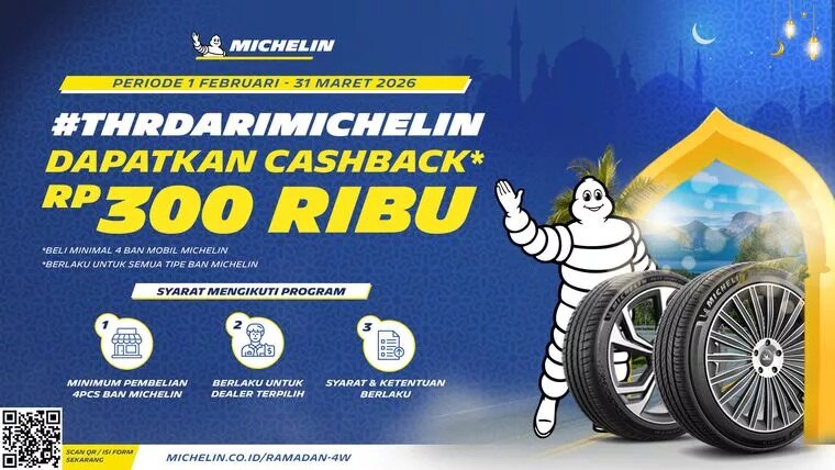 Michelin Tebar THR Ban, Ojol dan Pemudik Jadi Prioritas